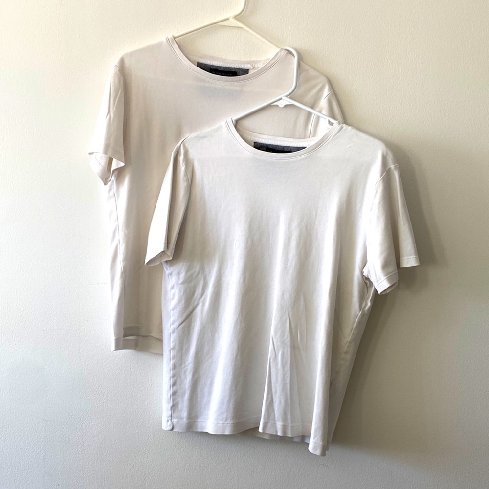 Banana Republic Dress Crew Tee, Medium 2 Pack